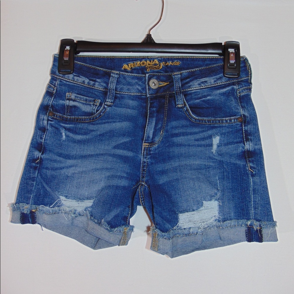 Ripped Arizona Denim Shorts